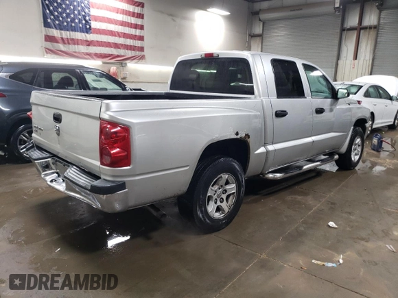 2005 Dodge Dakota SLT with VIN 1D7HE48K25S134365, listed as a Copart auction lot 86855904 with 151,533 mi miles and Salvage Title. Bid and sale history available at DreamBid. Image 3.