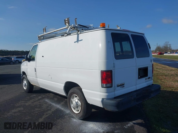 2013 Ford Econoline Cargo Commercial with VIN 1FTNE2EL1DDB27599, listed as a IAAI auction lot 41878865 with 179,802 mi miles and . Bid and sale history available at DreamBid. Image 3.
