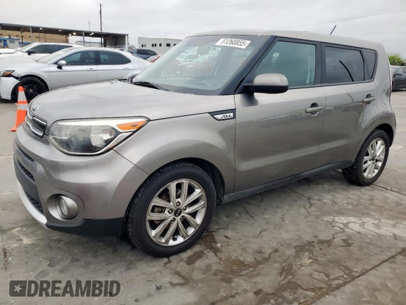 2018 Kia Soul + with VIN KNDJP3A5XJ7539469, listed as a Copart auction lot 51260855 with 182,772 mi miles and Clean Title. Bid and sale history available at carsss.com. Image 1.
