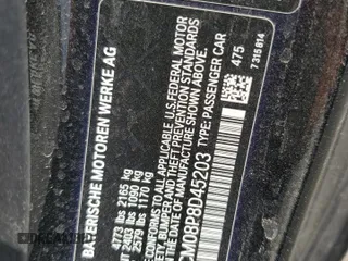2023 BMW 2 Series M240i xDrive with VIN 3MW53CM08P8D45203, listed as a Copart auction lot 50705365 with 0 mi miles and Non Repairable. Bid and sale history available at carsss.com. Image 12.