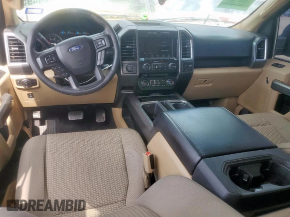 2017 Ford F-150 XL with VIN 1FTEW1EF4HKC17557, listed as a Copart auction lot 57494955 with 182,169 mi miles and Salvage title. Bid and sale history available at DreamBid. Image 8.