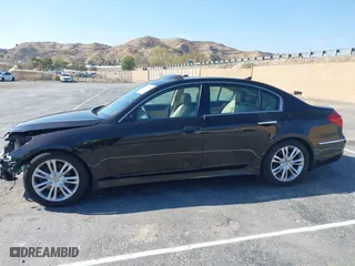 2014 Hyundai Genesis 3.8L with VIN KMHGC4DD5EU260674, listed as a IAAI auction lot 41535088 with 92,533 mi miles. Bid and sale history available at carsss.com. Image 15.