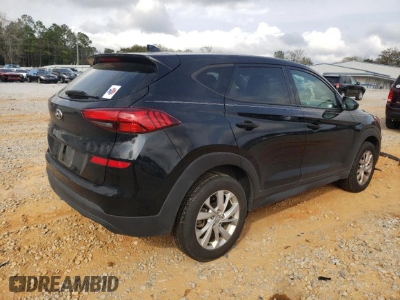 2021 Hyundai Tucson SE with VIN KM8J23A49MU290332, listed as a Copart auction lot 49073235 with 109,451 mi miles and Salvage Title. Bid and sale history available at carsss.com. Image 3.