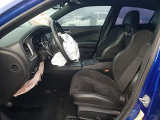 2021 Dodge Charger Scat Pack with VIN 2C3CDXGJ4MH570369, listed as a Copart auction lot 83519714 with 81,261 mi miles and Salvage Title. Bid and sale history available at DreamBid. Image 7.