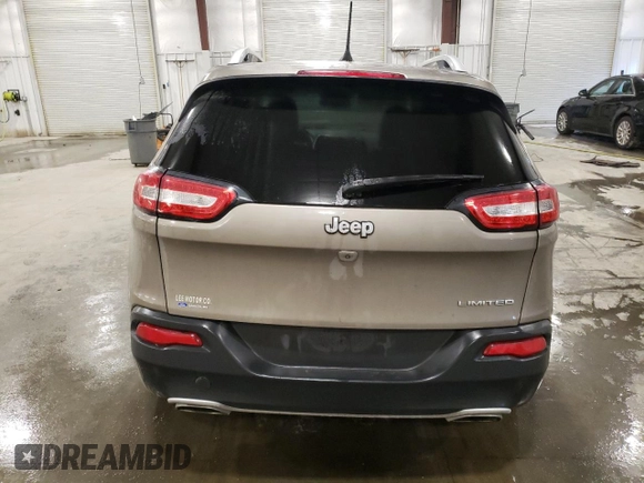 2017 Jeep Cherokee Limited with VIN 1C4PJLDS2HW662518, listed as a Copart auction lot 46896275 with 75,112 mi miles and Salvage title. Bid and sale history available at DreamBid. Image 6.