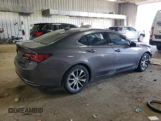 2017 Acura TLX Technology with VIN 19UUB1F56HA003416, listed as a Copart auction lot 54445025 with 75,002 mi miles and Clean title. Bid and sale history available at DreamBid. Image 3.