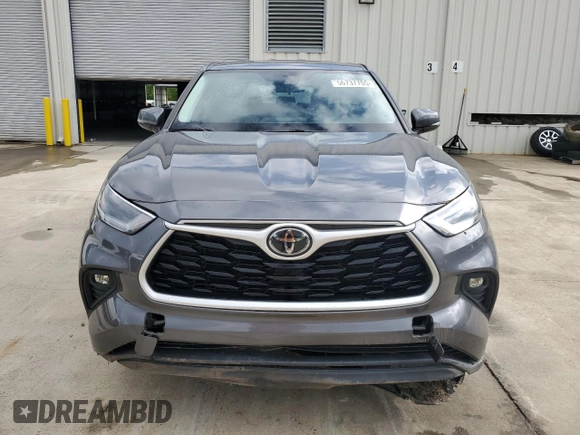 2021 Toyota Highlander L with VIN 5TDCZRAH4MS534715, listed as a Copart auction lot 56737705 with 53,541 mi miles and Salvage title. Bid and sale history available at DreamBid. Image 5.