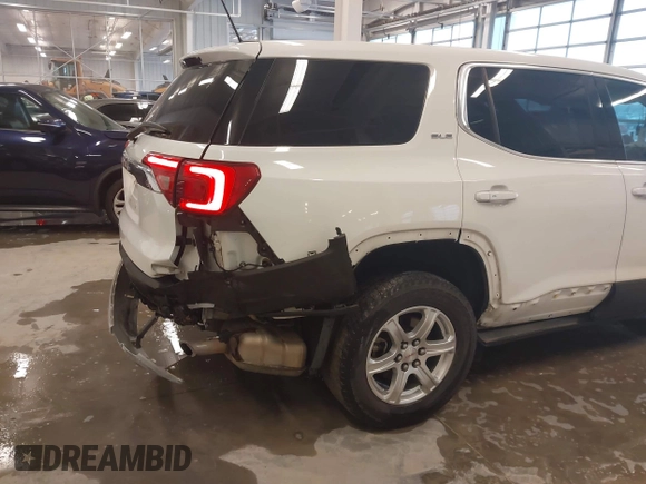 2017 GMC Acadia SLE with VIN 1GKKNKLAXHZ184594, listed as a IAAI auction lot 41501651 with 109,951 mi miles and . Bid and sale history available at DreamBid. Image 6.