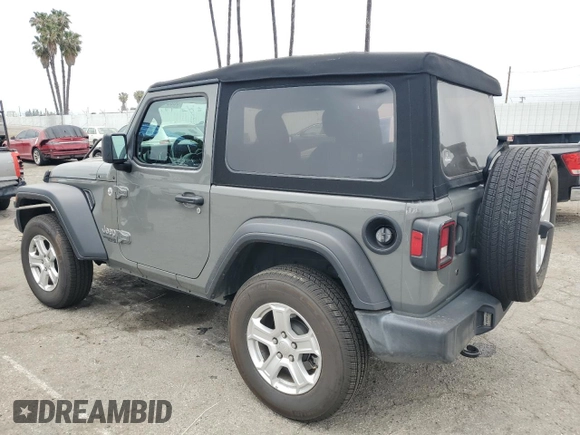 2020 Jeep Wrangler Sport S with VIN 1C4GJXAN8LW130902, listed as a Copart auction lot 53891425 with 64,858 mi miles and Salvage title. Bid and sale history available at DreamBid. Image 2.