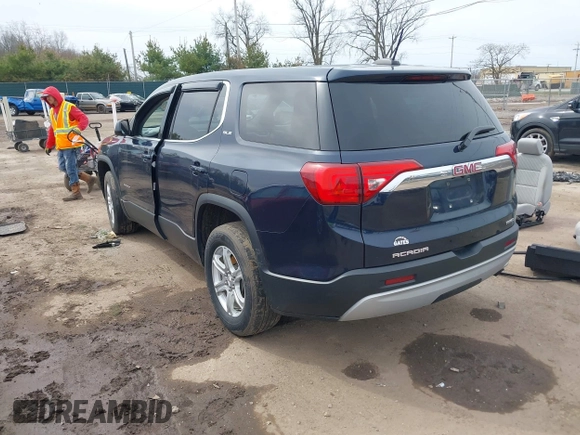 2017 GMC Acadia SLE with VIN 1GKKNRLA8HZ173019, listed as a IAAI auction lot 41960182 with 164,590 mi miles and . Bid and sale history available at DreamBid. Image 3.
