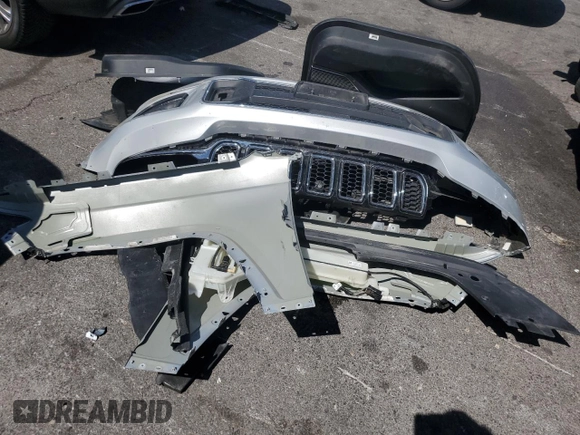 2021 Jeep Grand Cherokee Overland with VIN 1C4RJKDG8M8115783, listed as a Copart auction lot 61402645 with 55,387 mi miles and Salvage title. Bid and sale history available at DreamBid. Image 12.