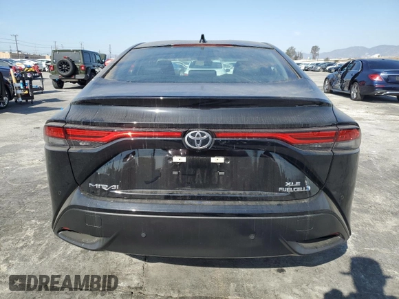 2023 Toyota Mirai XLE with VIN JTDAAAAAXPA009226, listed as a Copart auction lot 42652835 with 12,973 mi miles and Salvage Title. Bid and sale history available at carsss.com. Image 6.