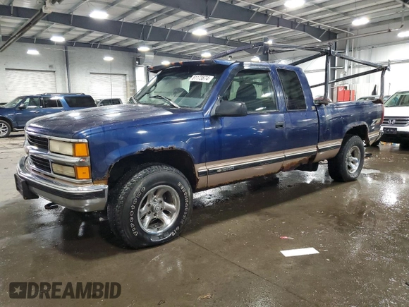 1995 Chevrolet Silverado 1500 with VIN 2GCEK19K0S1286482, listed as a Copart auction lot 81173674 with 173,321 mi miles and Salvage Title. Bid and sale history available at DreamBid. Image 1.