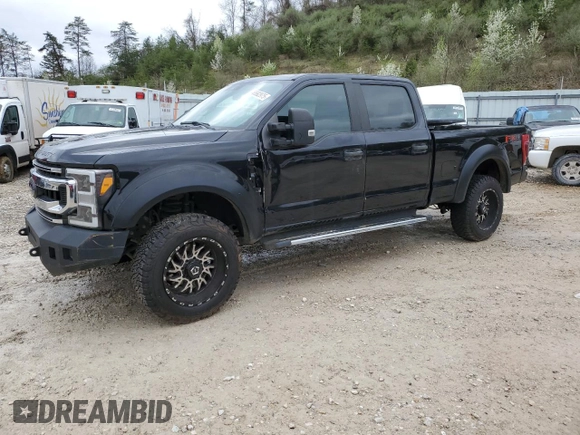 2020 Ford Super Duty F-250 SRW XL with VIN 1FT7W2BN1LED29878, listed as a Copart auction lot 46582975 with 89,232 mi miles and Salvage Title. Bid and sale history available at carsss.com. Image 1.