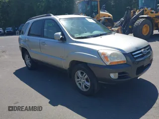 2006 Kia Sportage LX with VIN KNDJE723967168399, listed as a IAAI auction lot 42594089 with 116,046 mi miles and . Bid and sale history available at DreamBid. Image 1.