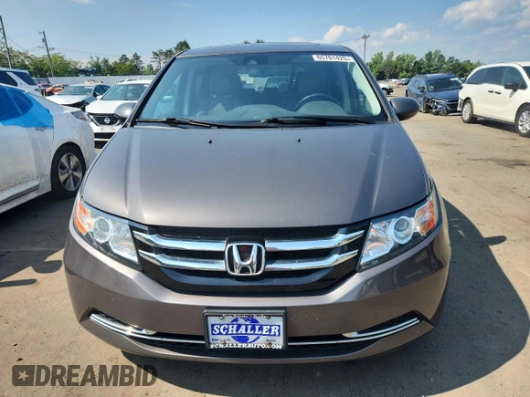 2014 Honda Odyssey EX-L with VIN 5FNRL5H63EB036388, listed as a Copart auction lot 65701425 with 117,636 mi miles and Clean title. Bid and sale history available at DreamBid. Image 5.