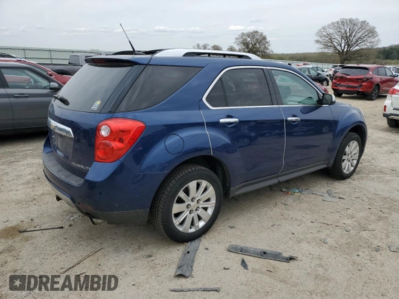 2010 Chevrolet Equinox LTZ with VIN 2CNFLGEY5A6274937, listed as a Copart auction lot 54868845 with 118,103 mi miles and Clean Title. Bid and sale history available at DreamBid. Image 3.
