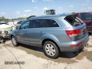 2007 Audi Q7 Premium with VIN WA1BY74L37D077246, listed as a Copart auction lot 59765904 with 209,930 mi miles and Salvage Title. Bid and sale history available at carsss.com. Image 2.