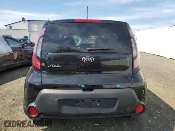 2015 Kia Soul with VIN KNDJN2A24F7760871, listed as a Copart auction lot 55042485 with 69,577 mi miles and Salvage Title. Bid and sale history available at carsss.com. Image 6.