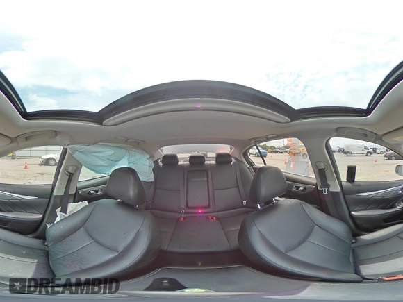 2015 Infiniti Q50 Premium with VIN JN1BV7APXFM344065, listed as a Copart auction lot 61859345 with 39,145 mi miles and Salvage title. Bid and sale history available at DreamBid. Image 15.
