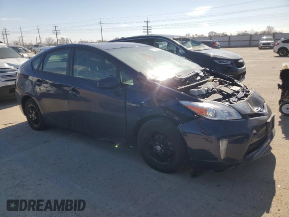 2015 Toyota Prius Four with VIN JTDKN3DU9F1985376, listed as a Copart auction lot 47643895 with 111,806 mi miles and Salvage Title. Bid and sale history available at carsss.com. Image 4.