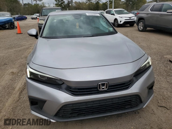 2023 Honda Civic Sedan EX with VIN 2HGFE1F73PH323018, listed as a Copart auction lot 49393895 with 17,712 mi miles and Salvage Title. Bid and sale history available at carsss.com. Image 5.
