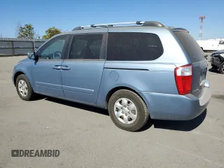 2008 Kia Sedona LX with VIN KNDMB233086232913, listed as a Copart auction lot 76707554 with 169,125 mi miles and Clean Title. Bid and sale history available at carsss.com. Image 2.