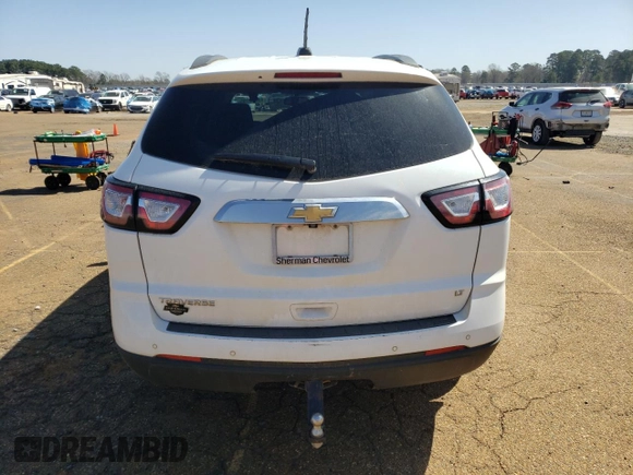 2017 Chevrolet Traverse LT with VIN 1GNKRGKDXHJ336386, listed as a Copart auction lot 48690795 with 113,057 mi miles and Salvage Title. Bid and sale history available at DreamBid. Image 6.