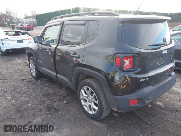 2017 Jeep Renegade Latitude with VIN ZACCJBBB9HPE91033, listed as a IAAI auction lot 41796937 with 87,760 mi miles and . Bid and sale history available at DreamBid. Image 3.