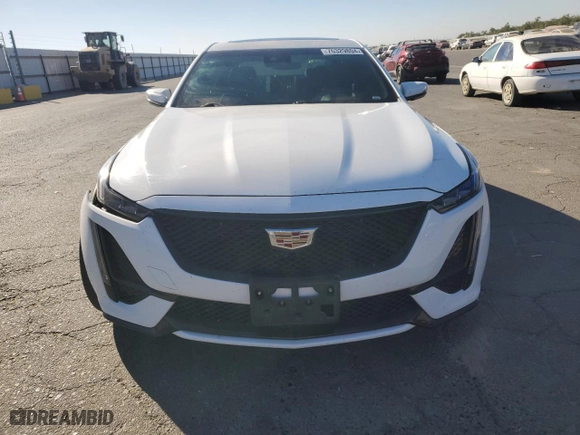 2020 Cadillac CT5 V-Series with VIN 1G6DR5RW1L0153683, listed as a Copart auction lot 76329804 with 16,633 mi miles and Salvage Title. Bid and sale history available at carsss.com. Image 5.