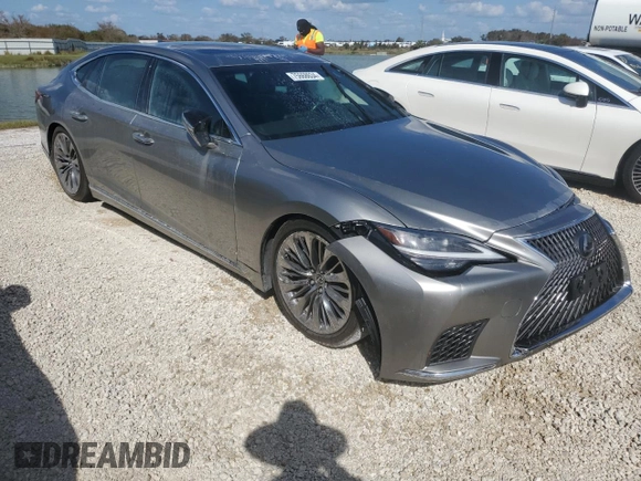 2021 Lexus LS 500 with VIN JTHD51FF7M5014893, listed as a Copart auction lot 75668634 with Not provided miles and Non repairable. Bid and sale history available at DreamBid. Image 4.