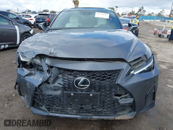 2021 Lexus IS 350 F Sport with VIN JTHGZ1B28M5047647, listed as a IAAI auction lot 41520143 with 27,544 mi miles and . Bid and sale history available at DreamBid. Image 12.