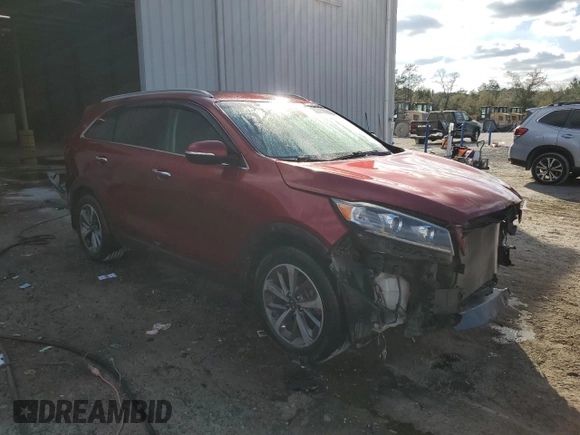 2019 Kia Sorento EX Sport with VIN 5XYPH4A58KG463994, listed as a Copart auction lot 44378215 with 100,514 mi miles and Salvage title. Bid and sale history available at DreamBid. Image 4.
