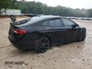 2015 Chrysler 200 S with VIN 1C3CCCBB7FN638895, listed as a Copart auction lot 59626025 with 102,837 mi miles and Salvage title. Bid and sale history available at DreamBid. Image 3.