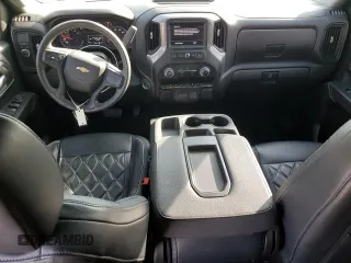 2022 Chevrolet Silverado 1500 Custom with VIN 3GCPABEKXNG501062, listed as a Copart auction lot 86687894 with 37,879 mi miles and Salvage Title. Bid and sale history available at DreamBid. Image 8.
