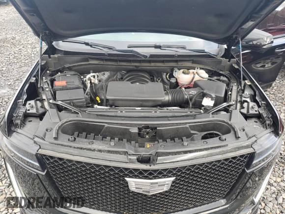 2024 Cadillac Escalade 4WD Sport with VIN 1GYS4FKL2RR154414, listed as a Copart auction lot 56644165 with 11,479 mi miles and Salvage title. Bid and sale history available at DreamBid. Image 12.
