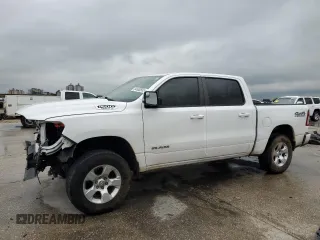 2019 Ram 1500 Big Horn with VIN 1C6SRFFT7KN768106, listed as a Copart auction lot 64500555 with 132,734 mi miles and Salvage title. Bid and sale history available at DreamBid. Image 1.