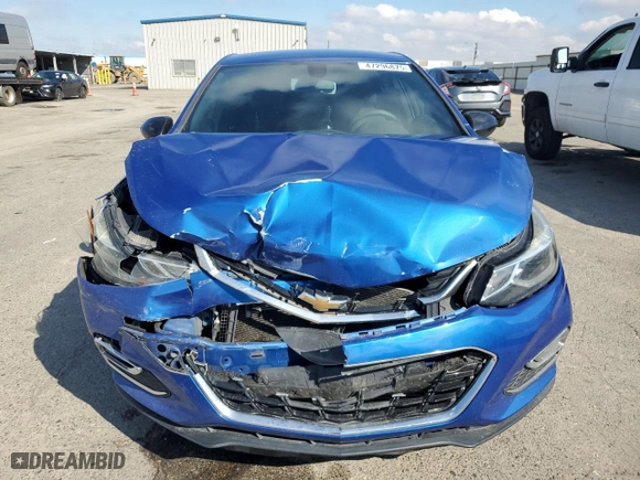 2017 Chevrolet Cruze LT with VIN 3G1BE6SM4HS565555, listed as a Copart auction lot 47296875 with 84,900 mi miles and Salvage Title. Bid and sale history available at carsss.com. Image 5.