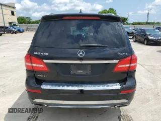 2017 Mercedes-Benz GLS 450 with VIN 4JGDF6EE4HA853848, listed as a Copart auction lot 52553534 with 59,082 mi miles and . Bid and sale history available at DreamBid. Image 6.