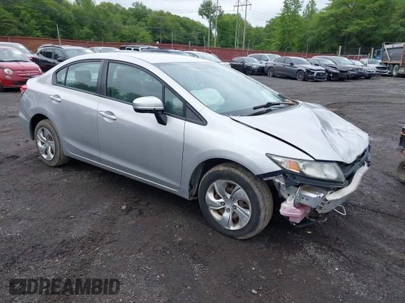 2014 Honda Civic LX z VIN 19XFB2F52EE262992, wystawiony jako IAAI lot #42356546 z przebiegiem 164 288 mil mil oraz . Historia ofert i sprzedaży dostępna na DreamBid. Obrazek 1.
