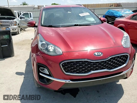 2020 Kia Sportage EX with VIN KNDPNCAC5L7708606, listed as a Copart auction lot 56987605 with 99,018 mi miles and Salvage title. Bid and sale history available at DreamBid. Image 14.