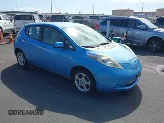 2011 Nissan LEAF SL-e with VIN JN1AZ0CP1BT008549, listed as a IAAI auction lot 41469574 with 72,264 mi miles. Bid and sale history available at carsss.com. Image 1.