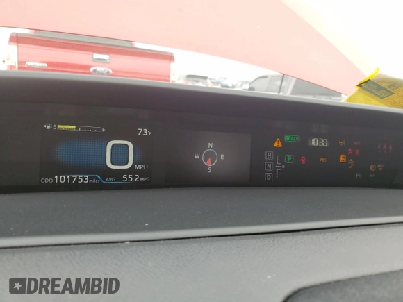 2017 Toyota Prius Two z VIN JTDKARFU7H3053180, wystawiony jako Copart lot #54343725 z przebiegiem 101 753 mil mil oraz Szkoda całkowita • Salvage title. Historia ofert i sprzedaży dostępna na DreamBid. Obrazek 9.