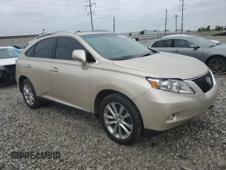 2011 Lexus RX 350 with VIN 2T2BK1BA0BC084419, listed as a Copart auction lot 58607015 with 159,030 mi miles and Salvage title. Bid and sale history available at DreamBid. Image 4.