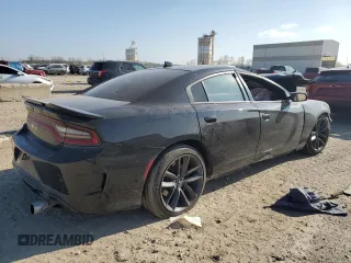 2019 Dodge Charger GT with VIN 2C3CDXHG0KH597651, listed as a Copart auction lot 52932935 with Not Provided miles and Salvage Title. Bid and sale history available at DreamBid. Image 3.