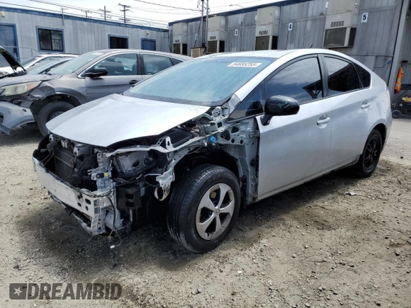 2015 Toyota Prius Four with VIN JTDKN3DUXF0436954, listed as a Copart auction lot 54655255 with 123,799 mi miles and Salvage Title. Bid and sale history available at DreamBid. Image 1.