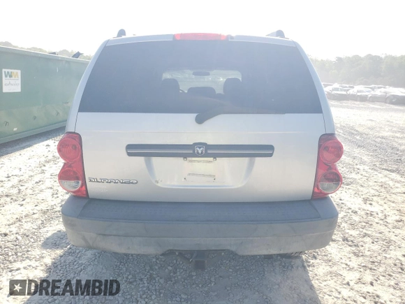 2008 Dodge Durango SXT with VIN 1D8HD38K48F105567, listed as a Copart auction lot 53472895 with 112,609 mi miles and Salvage title. Bid and sale history available at DreamBid. Image 6.