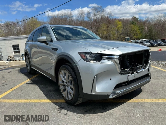 2024 Mazda CX-90 3.3 Turbo Premium with VIN JM3KKDHD0R1162534, listed as a Copart auction lot 54548025 with 14,954 mi miles and Salvage Title. Bid and sale history available at carsss.com. Image 4.
