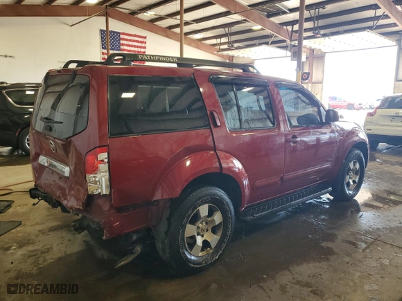 2006 Nissan Pathfinder SE with VIN 5N1AR18W36C681542, listed as a Copart auction lot 49775835 with 181,652 mi miles and Salvage Title. Bid and sale history available at carsss.com. Image 3.