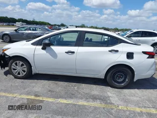 2024 Nissan Versa S with VIN 3N1CN8DV7RL885576, listed as a IAAI auction lot 42136552 with 19,023 mi miles. Bid and sale history available at carsss.com. Image 14.